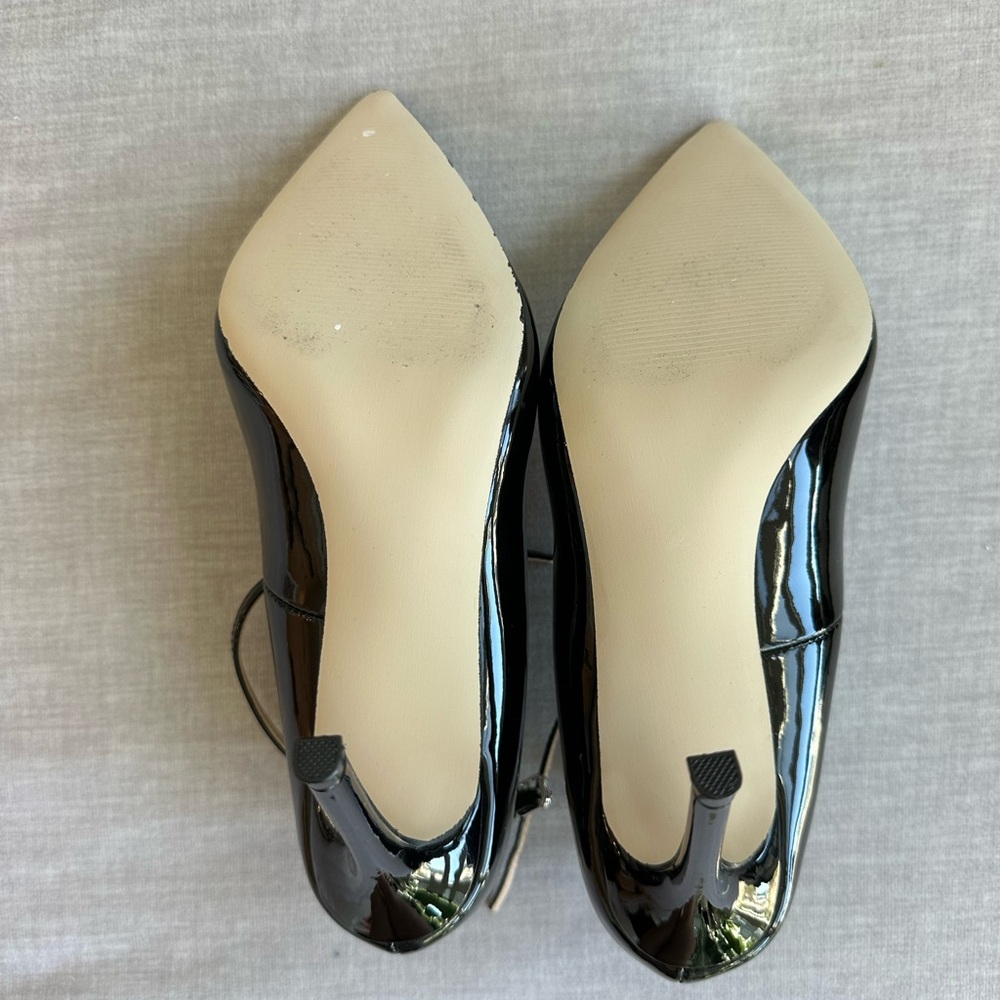 Steve Madden Vayda Black Pointed Toe Pumps Size 8 - image 8